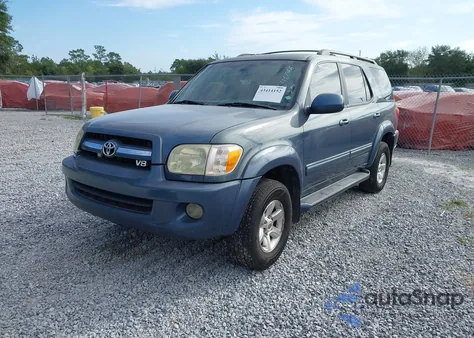 2006 Toyota Sequoia Sr5 V8 from USA, damaged, VIN 5TDBT44A66S263271